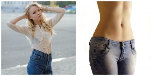 High Waist und Hüftjeans High Waist und Hüftjeans