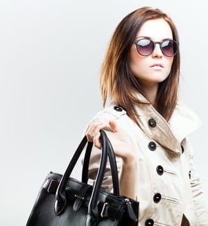 Schicke Ledertasche als trendiger Begleiter