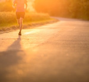 joggen im herbst