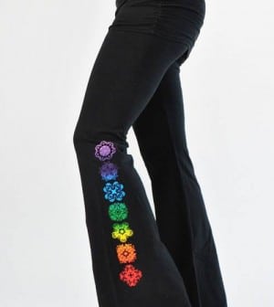 Goa Hose mit bunten Elementen